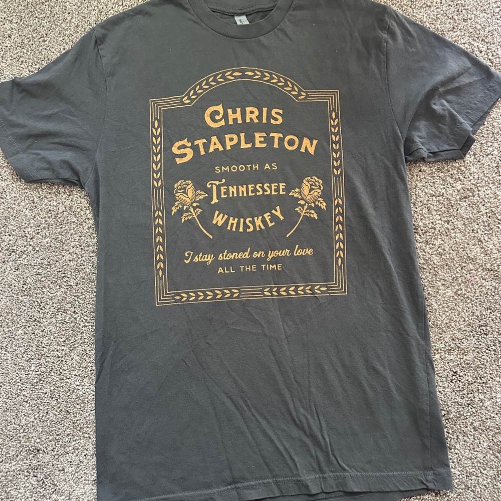 Chris Stapleton Graphic T-Shirt Grey